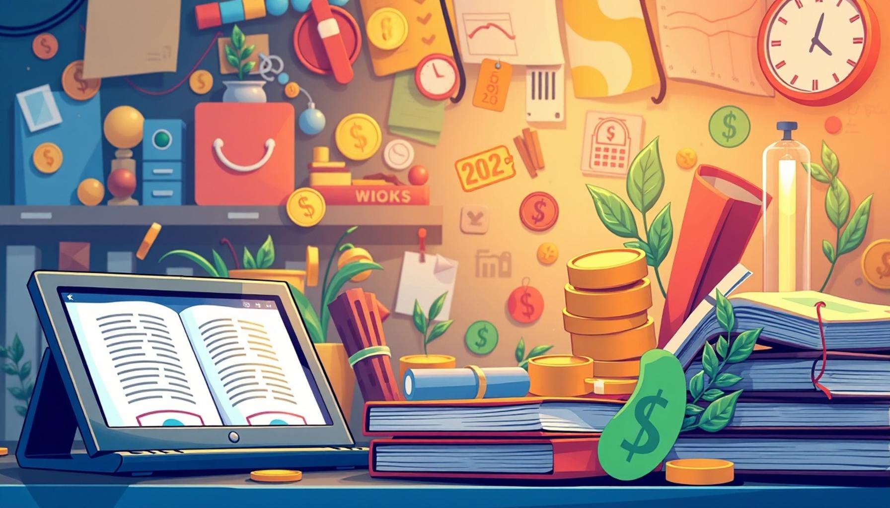The potential for passive income through digital products: e-books and online courses